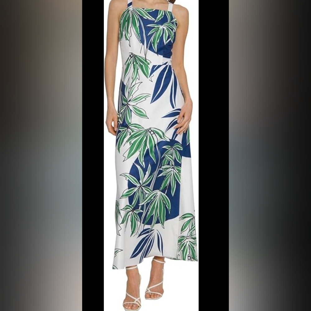 Maggy London Sleeveless Square Neck Dress